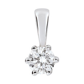 Anhänger Weißgold 585 Diamant 0,1ct Solitär - Schmuckanhänger Damen | OROVIVO