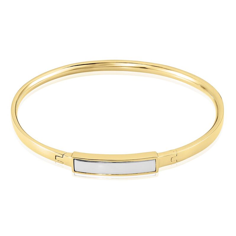 Bracelet Jonc Plaqué Or Tamiko - Spannringe Herren | OROVIVO