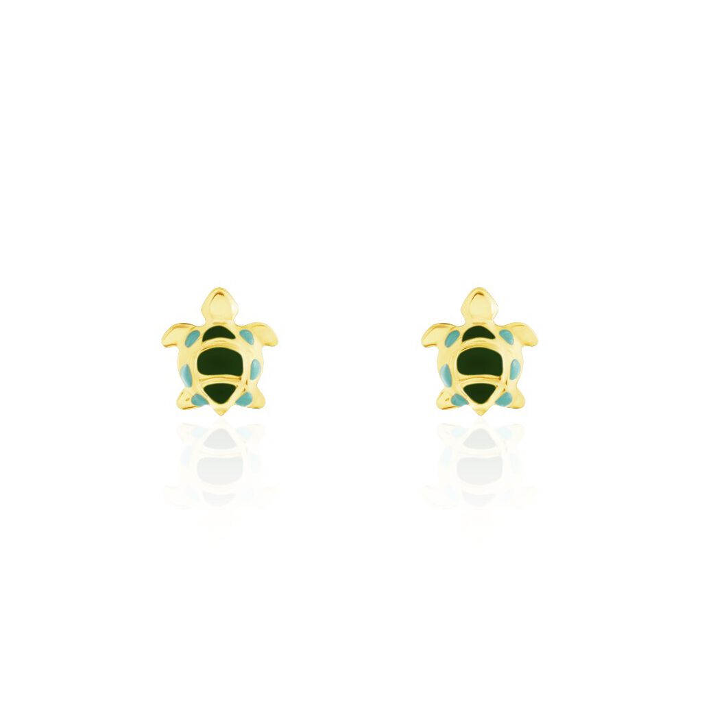 Ohrstecker Gold 375 Schildkröte Vaike - Ohrstecker Kinder | OROVIVO