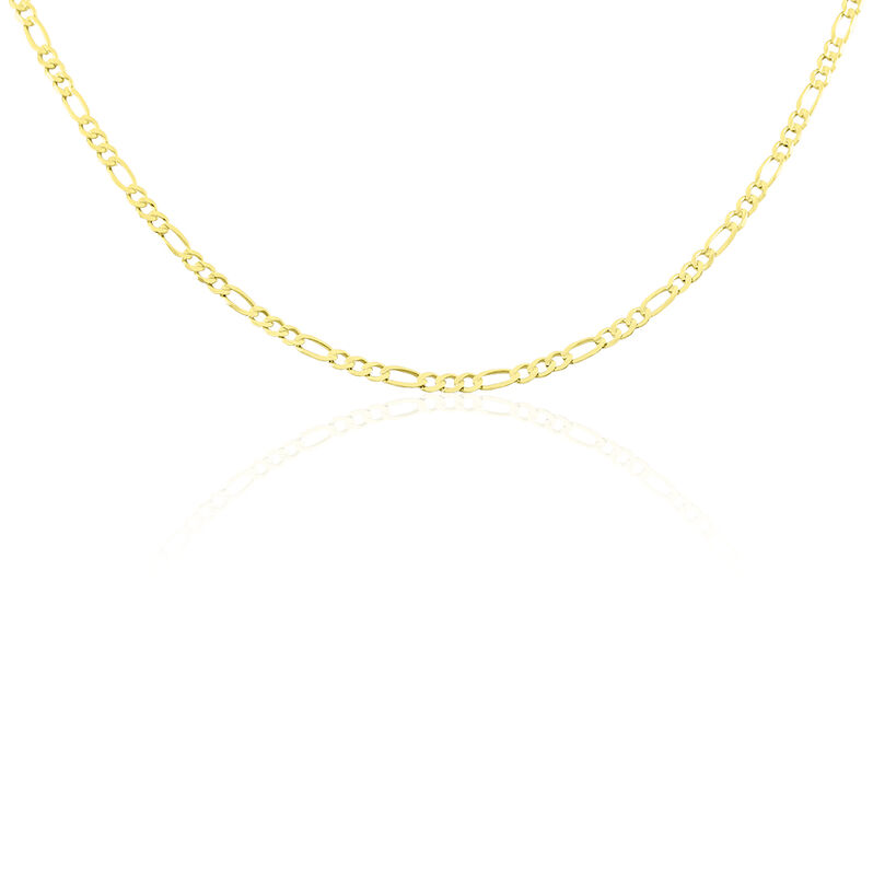 FIGARO Unisex Kette Gold 375 (9 Karat) B 3,1 mm - Halsketten Unisex | OROVIVO