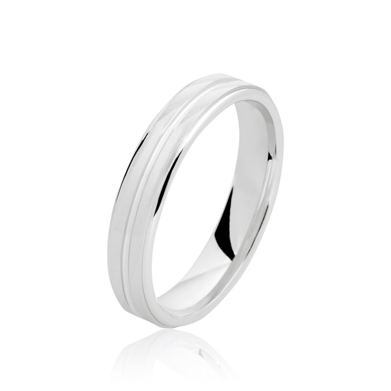 Alliance Shalena Ruban Plat Or Blanc - Spannringe Familie | OROVIVO