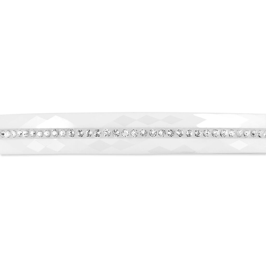 Bracelet Jonc Ceramique Strass Et Céramique - Spannringe Damen | OROVIVO