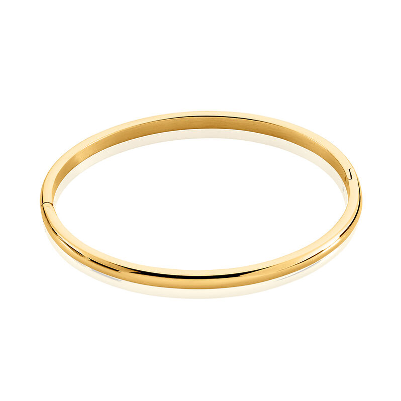 Damen Armreif / Armspange Edelstahl vergoldet Ohne Stein Lexie 60,00mm  - Armreifen Damen | OROVIVO