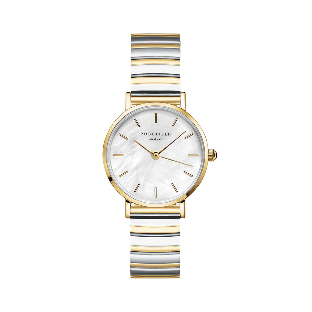 Montre Rosefield Small Edit Nacre Blanche - Spannringe Damen | OROVIVO
