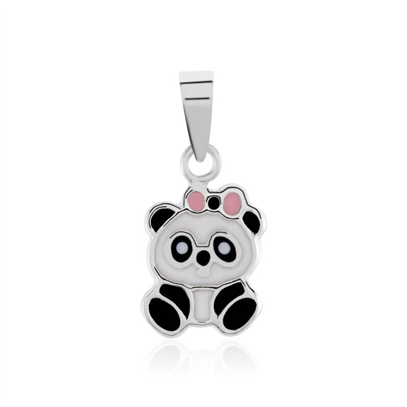 SAIDA Kinder Anh&auml;nger Silber 925 Panda - Schmuckanh&auml;nger Kinder | OROVIVO