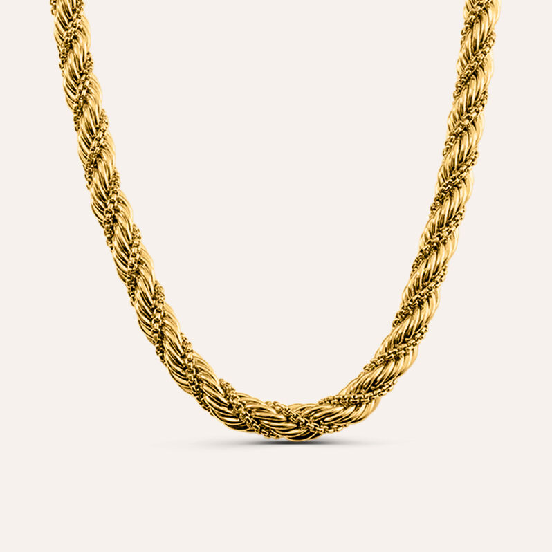 Catena Radiance Acciaio Dorato - Spannringe Damen | OROVIVO