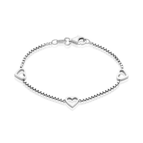Damenarmband Veneziakette Silber 925 Herz - Armbänder mit Anhänger Damen | OROVIVO