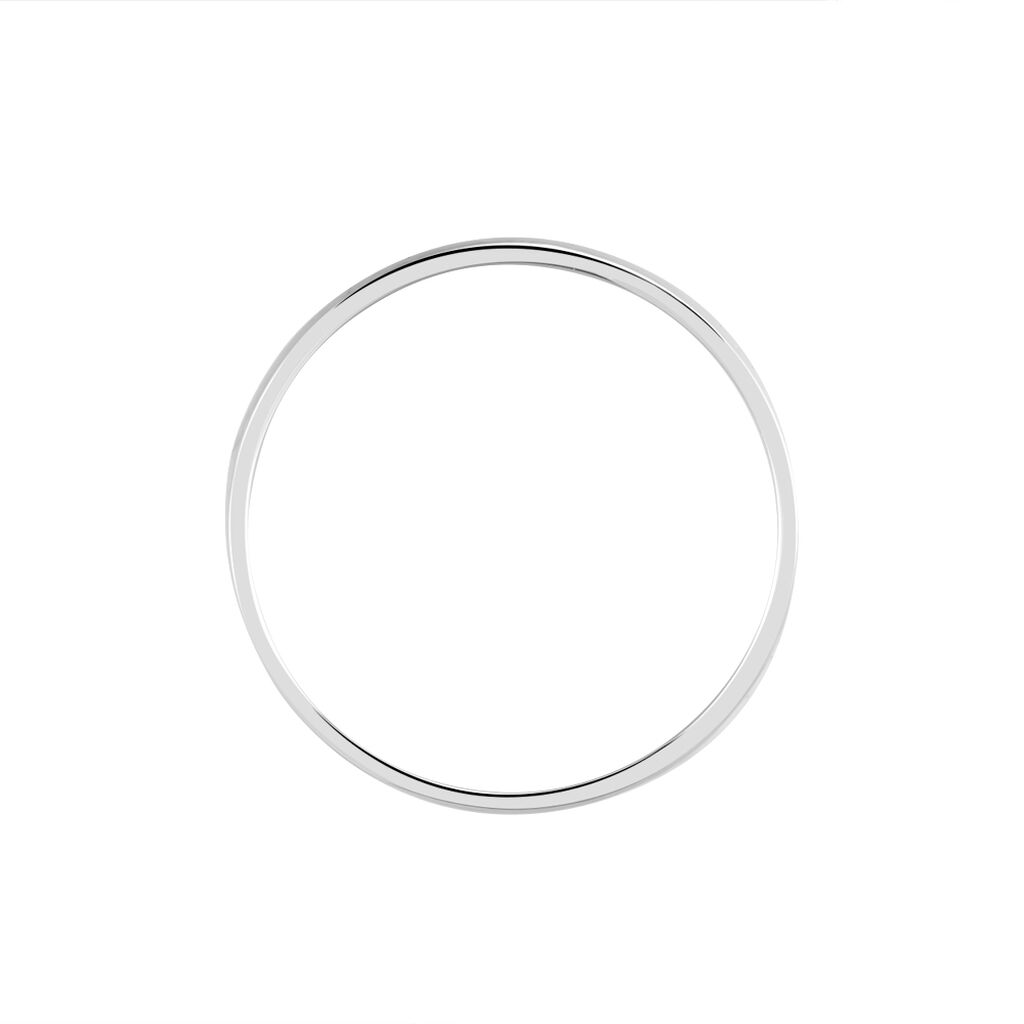Alliance Julie Ruban Classique Or Blanc - Spannringe Familie | OROVIVO