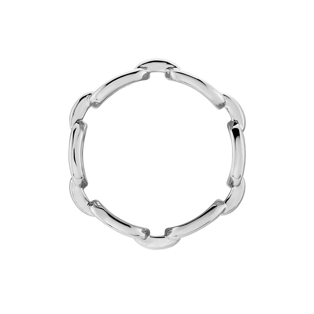 Damen Ring Edelstahl Ohne Stein Kettenglieder Lottie  - Ringe Damen | OROVIVO
