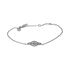 VASSILENA Damen Armband Silber 925 Zirkonia Wei&szlig; Oval