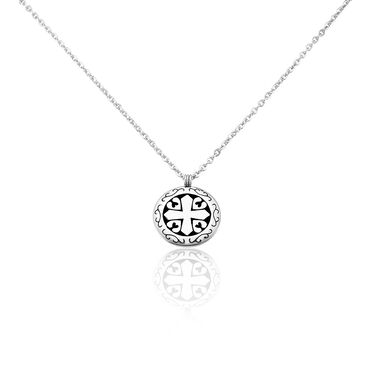 PETER Herren Collier Edelstahl Kreis