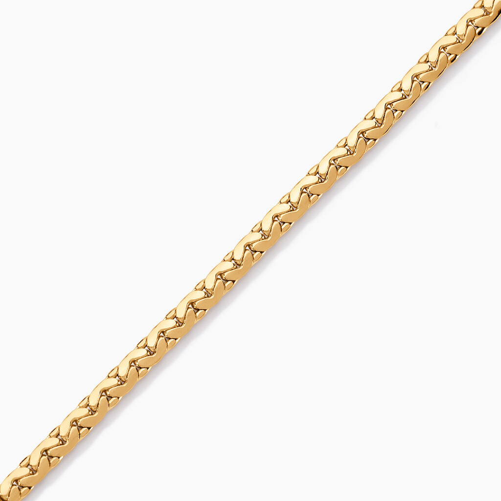 Bracelet Ivy Maille Haricot Or Jaune - Spannringe Damen | OROVIVO