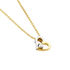 Herz Agnese Damen Collier Gold Bicolor Gold/Silber 375 (9 Karat) Diamant Weiß 0,020 ct Herz