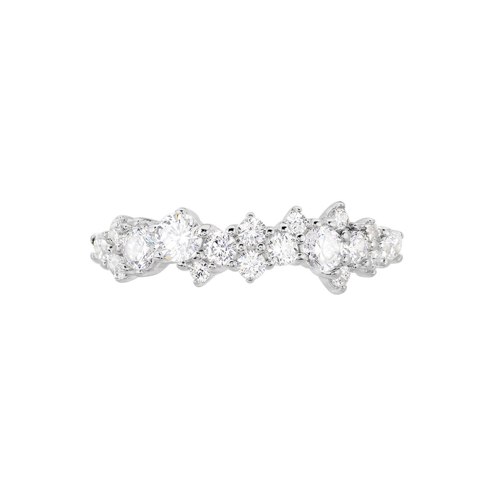 Damenring Silber 925 Zirkonia  - Ringe mit Stein Damen | OROVIVO