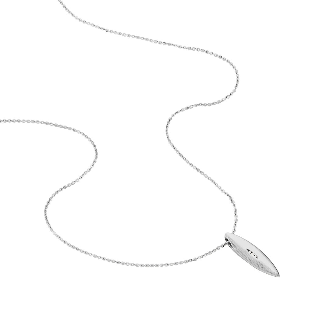 Damen Halskette Silber 925 Diamanten 0,009ct - Halsketten Damen | OROVIVO