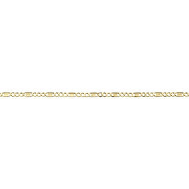 Kette Gold 375 Figaro - Ketten ohne Anhänger Unisex | OROVIVO