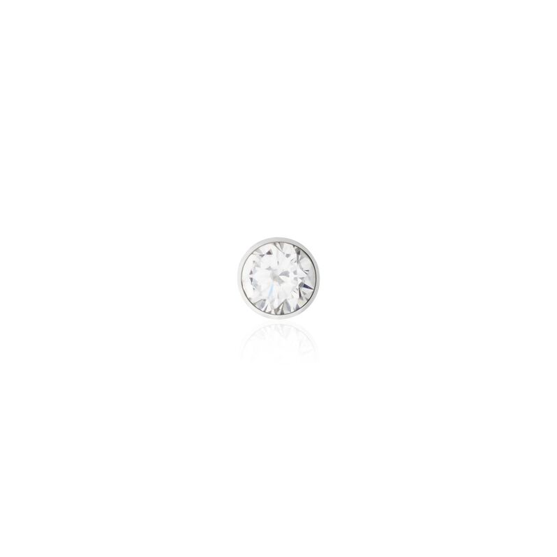 Damen Ohrstecker Single Silber 925 Zirkonia - Ohrstecker Damen | OROVIVO