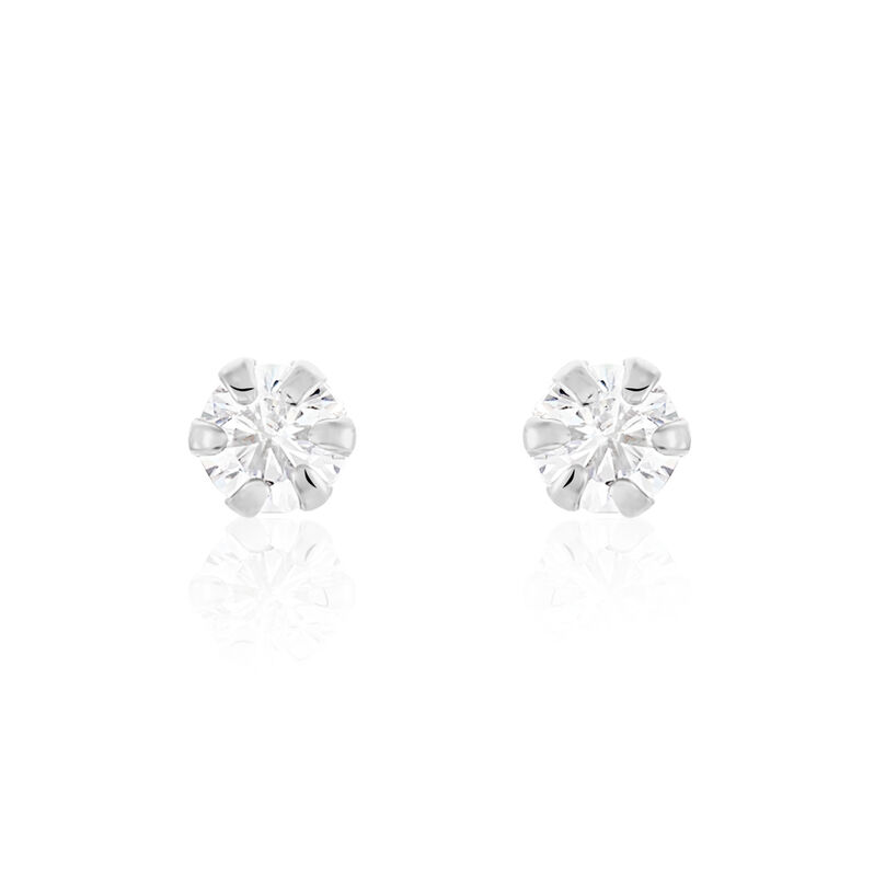 Damen Ohrstecker Silber 925 Zirkonia  - Ohrstecker Damen | OROVIVO