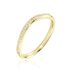 Memo Magga Damen Ring Gold 375 (9 Karat) Diamant Wei&szlig; 0,1 ct B 2 mm