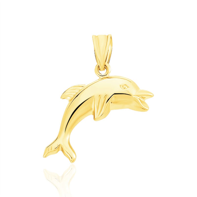 Pendentif Or Jaune Dauphin - Spannringe Damen | OROVIVO
