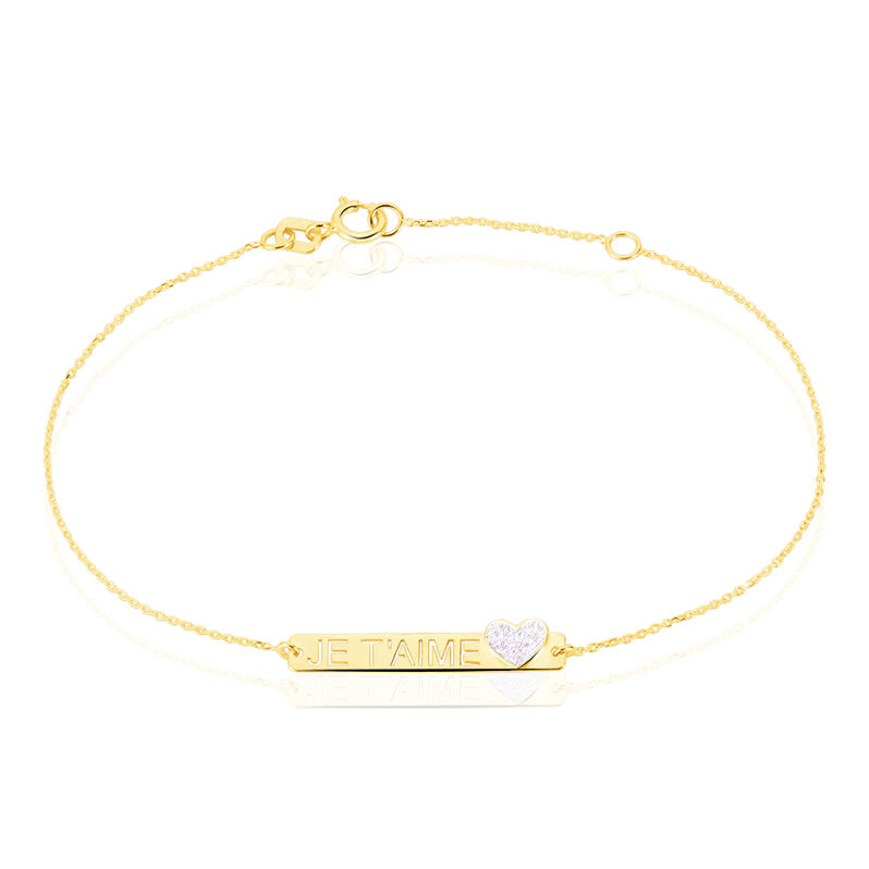 Bracelet Or Jaune Kimia - Spannringe Damen | OROVIVO