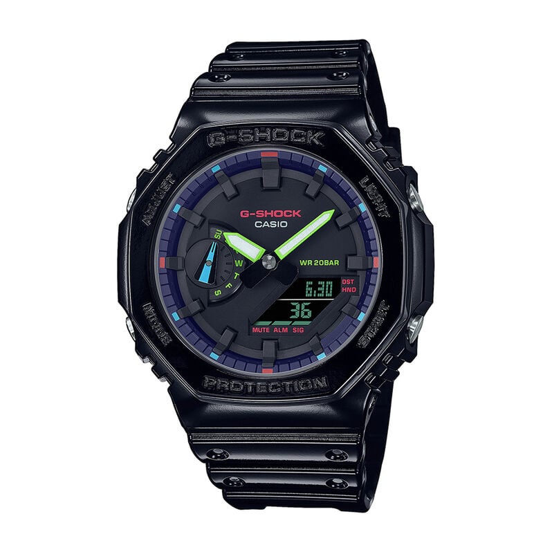 CASIO G-SHOCK Herrenuhr GA-2100RGB-1AER Quarz - Armbanduhren Herren | OROVIVO