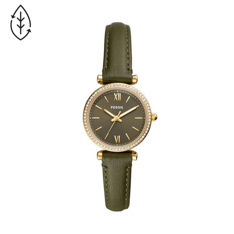 Montre Fossil Carlie Mini Vert - Spannringe Damen | OROVIVO