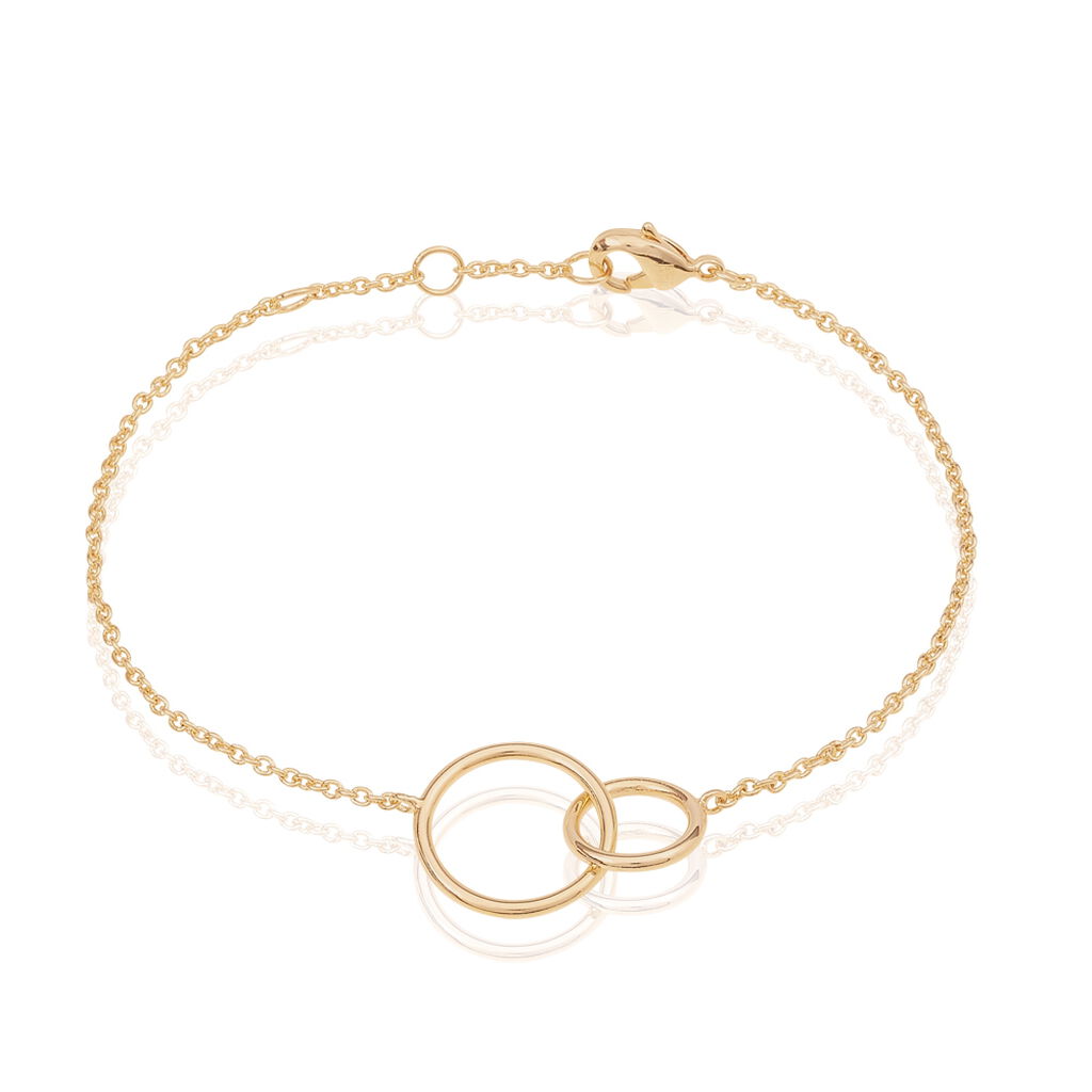 Damen Armband Messing Gold 750 plattiert Kreis - Armbänder mit Anhänger Damen | OROVIVO