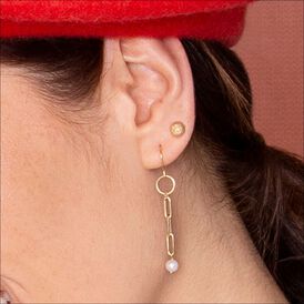 Damen Perlenohrringe Gold 375 Zuchtperlen - Ohrringe  | OROVIVO