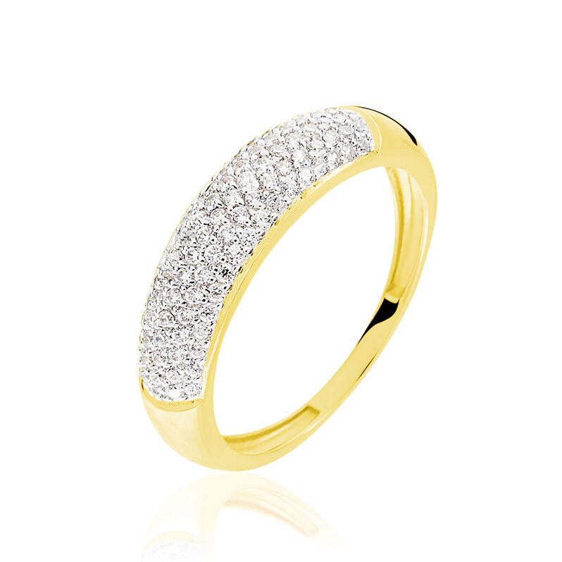 Bague Eloisie Or Jaune Oxyde De Zirconium - Spannringe Damen | OROVIVO