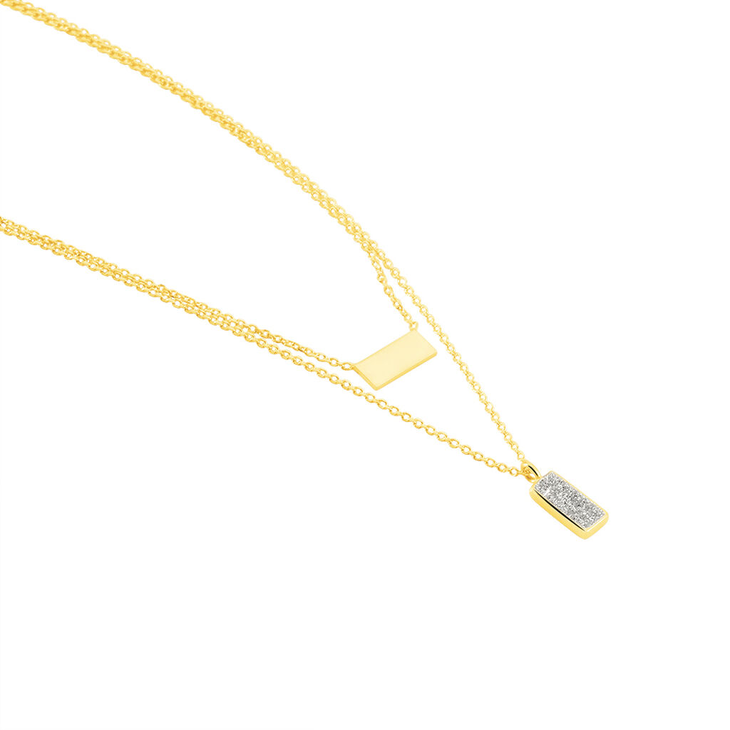 MIA 3 Damen Collier Gold 375 (9 Karat) Barren - Halsketten Damen | OROVIVO