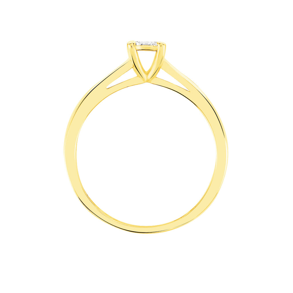 Damen Ring Gold 375 Diamant 0,07ct Grace  - Verlobungsringe Damen | OROVIVO