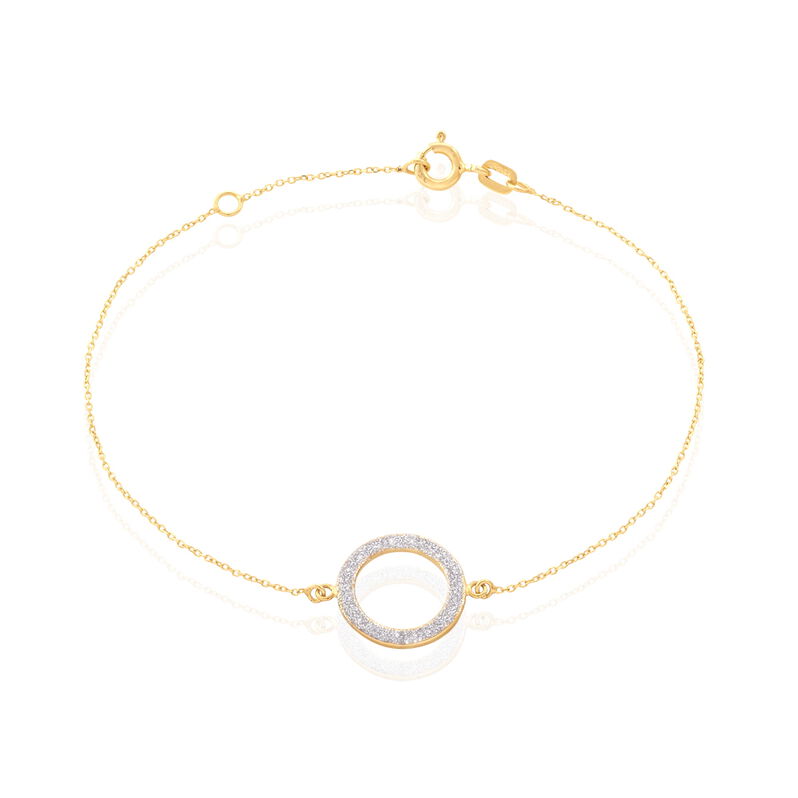 BAIZA Damen Armband Gold 375 (9 Karat) Kreis - Armbänder mit Anhänger Damen | OROVIVO