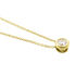 Delicate Damen Collier Gold 375 (9 Karat) Diamant Weiß 0,2 ct B 0,7 mm