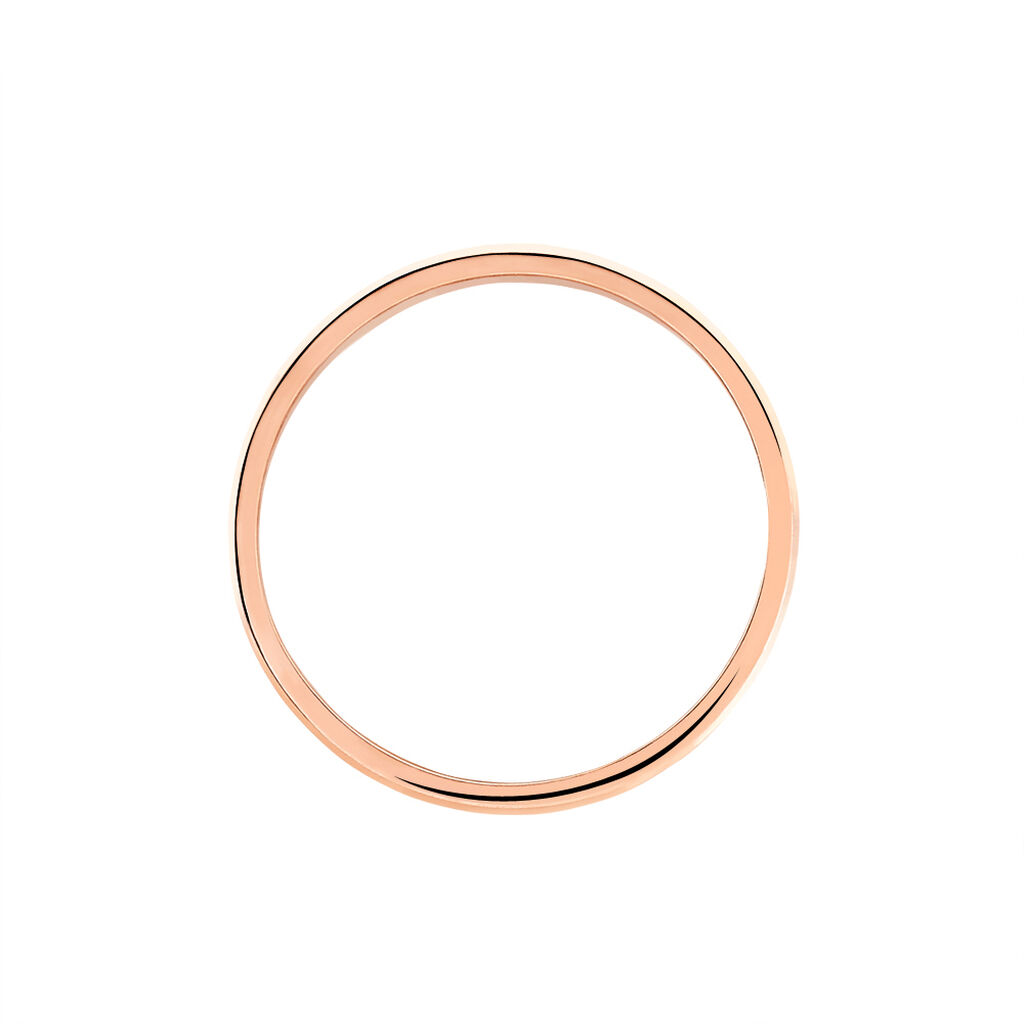 Alliance Fantaisie Diamantee Ruban Plat Or Bicolore - Spannringe Familie | OROVIVO