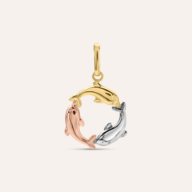 Pendente Jolie Oro Tricolore - Spannringe Damen | OROVIVO