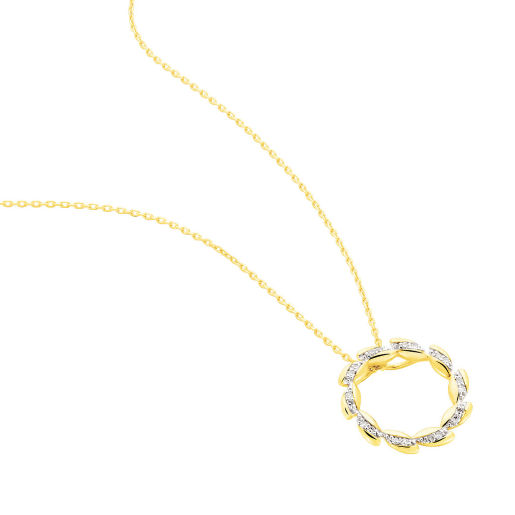 Collier Or Jaune 375/1000 Berinice - Spannringe Damen | OROVIVO