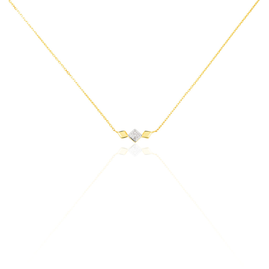 Collier Or Bicolore Caterine Diamants - Spannringe Damen | OROVIVO