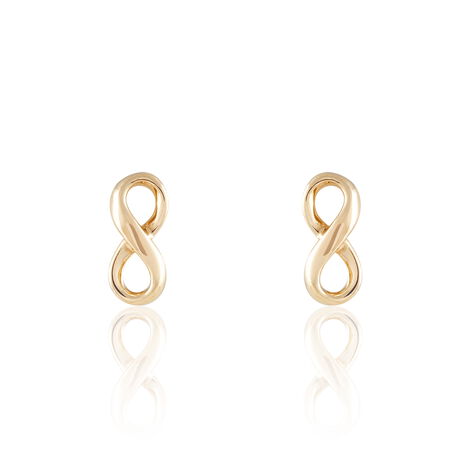 Damen Ohrstecker Vergoldet Infinity - Ohrstecker Damen | OROVIVO