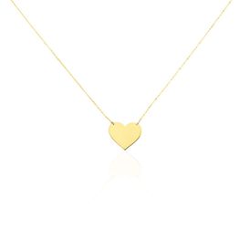 Damen Halskette Gold 375 Herz gravierbar Valeria - Herzketten  | OROVIVO