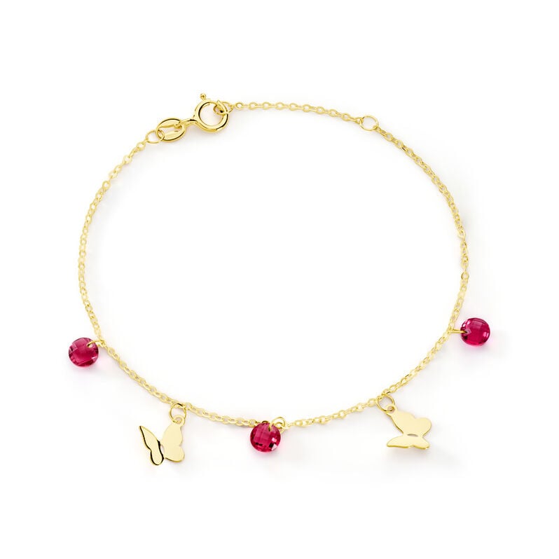 Bracelet Phyliss Or Jaune Oxyde De Zirconium - Spannringe Kinder | OROVIVO