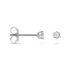 Monopoli Damen Ohrstecker Wei&szlig;gold 750 (18 Karat) Diamant Wei&szlig; 0,16 ct