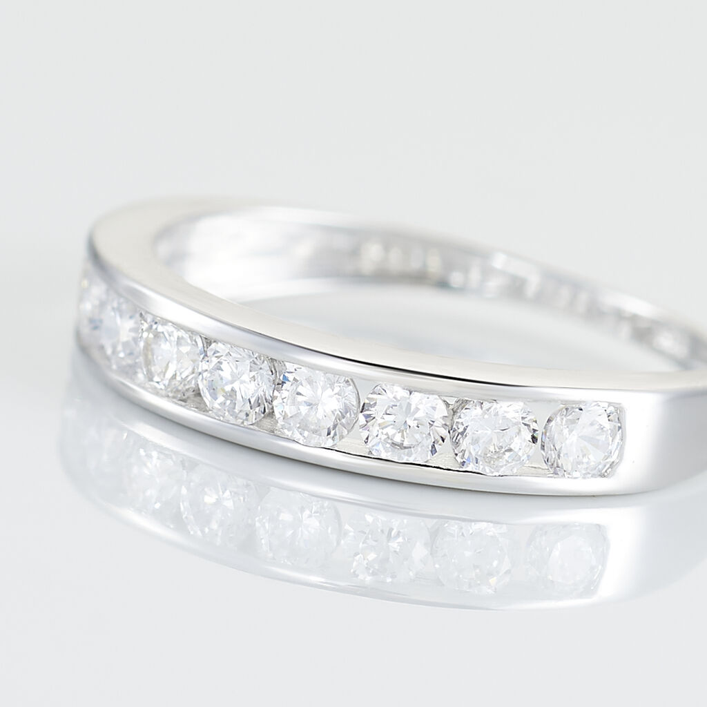 Demi-alliance Or Et Oxyde - Eheringe mit Stein Damen | OROVIVO