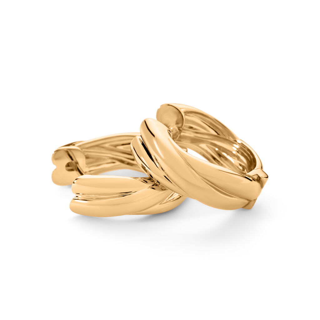 SAYLOR Damen Creolen Vergoldet 750