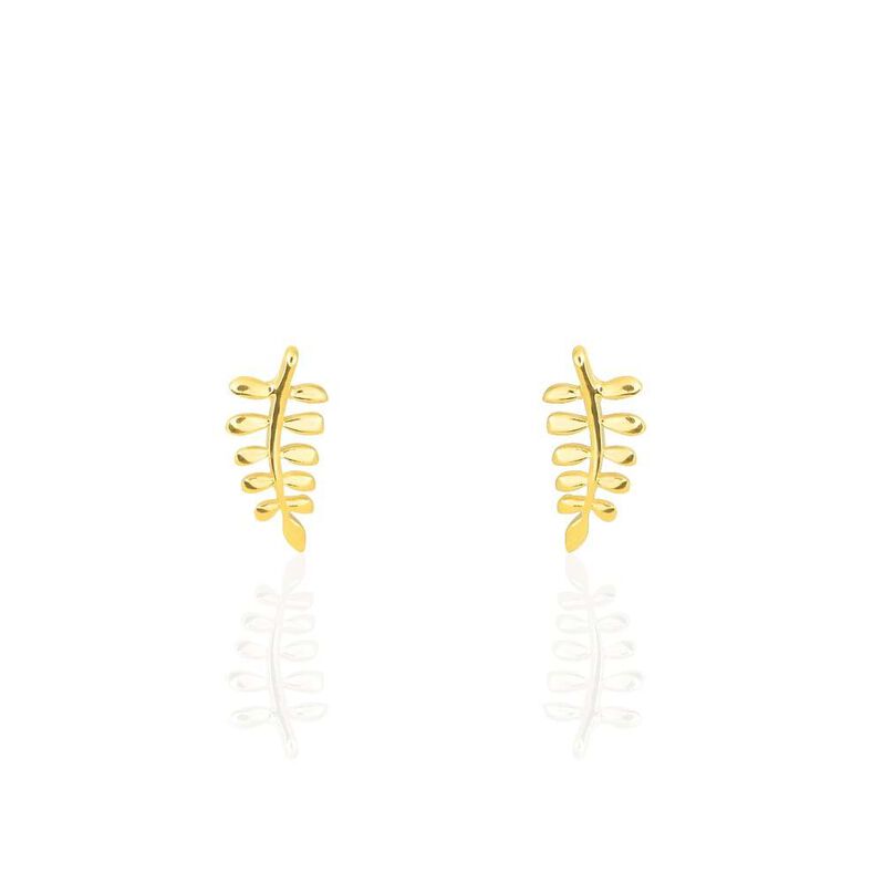 Orecchini a lobo in oro giallo - Spannringe Damen | OROVIVO