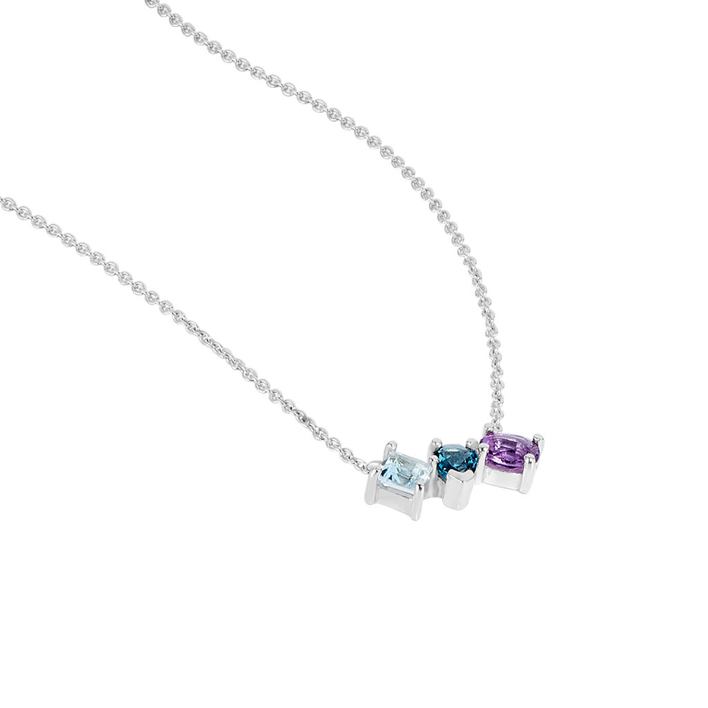 Collier Or Weiss Raika Multipierres - Spannringe Damen | OROVIVO