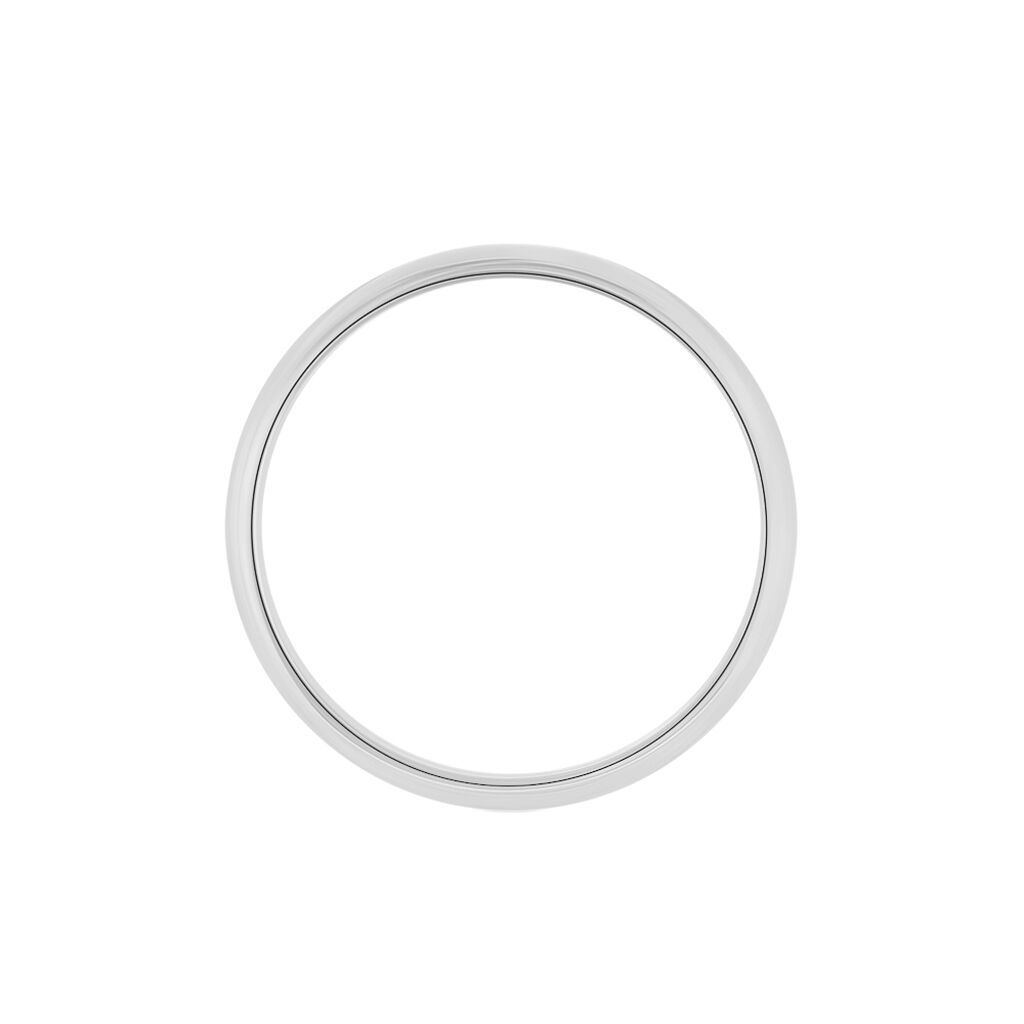 Alliance Aphroditia Demi Jonc Bombe Or Blanc - Spannringe Familie | OROVIVO