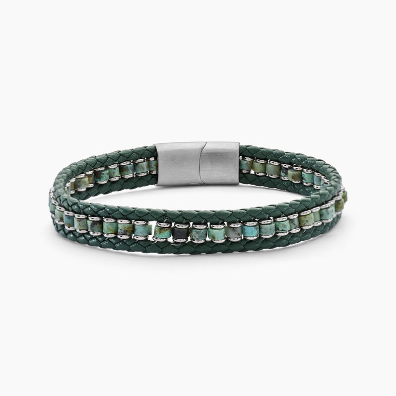 Bracelet Alassio Acier Weiss Turquoise - Spannringe Herren | OROVIVO