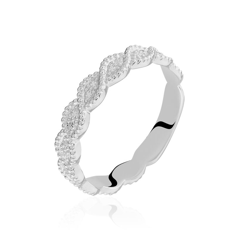 Alliance Marielle Ruban Plat Or Blanc - Spannringe Familie | OROVIVO