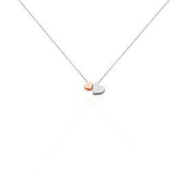 Halskette Silber 925 Rosé Vergoldet Herz - Herzketten Familie | OROVIVO